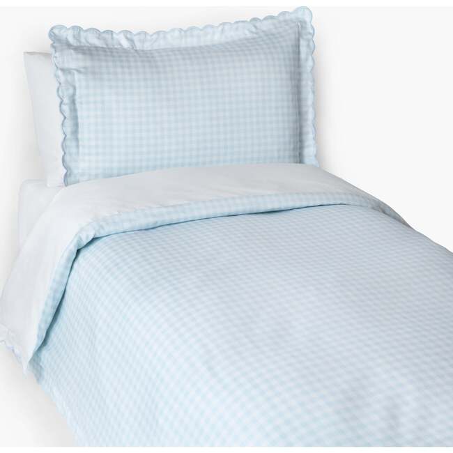 Picnic Gingham Twin Set, Blue - Duvet Sets - 5