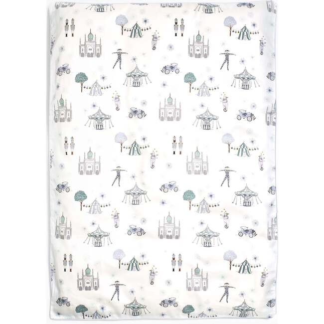Adventures in Wonderland Baby Duvet Set, Aqua - Duvet Sets - 2