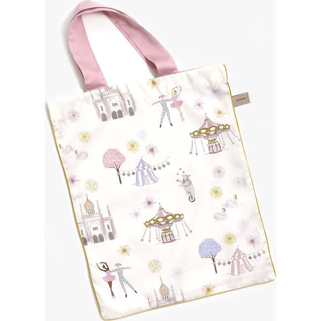 Adventures in Wonderland Twin Set, Ivory - Duvet Sets - 5