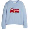 Intarsia Sweater, Fire Truck - Sweaters - 1 - thumbnail