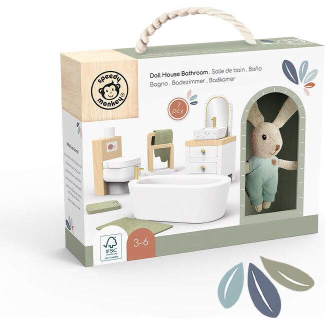 HABA Little Friends Matze 300516 - Bambola Pieghevole E Gioco Di Memoria "Tutto Sull'Arca"