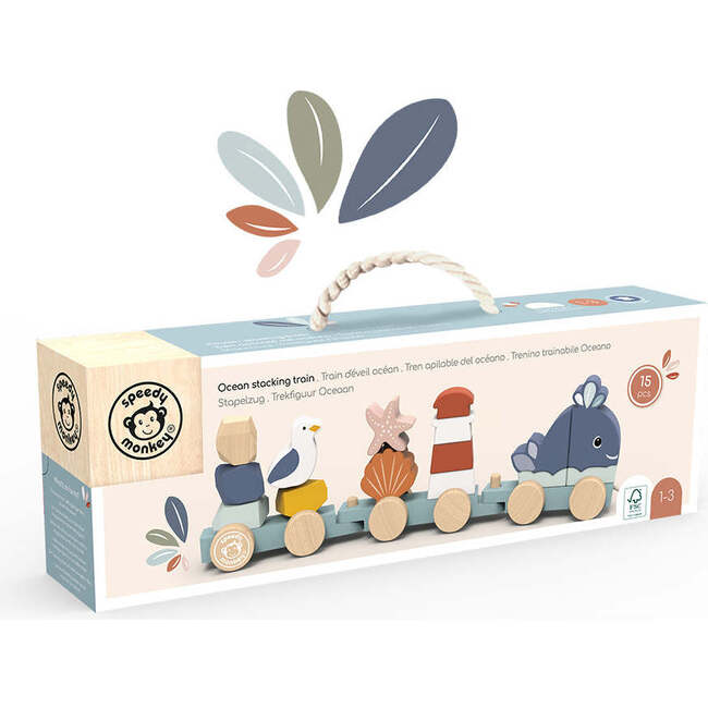Ocean Stacking Train - Woodens - 2