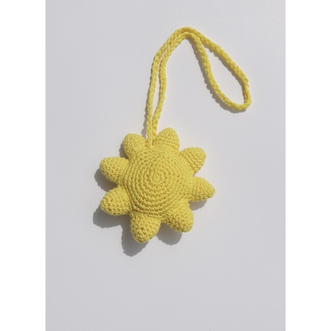 Crochet Sun Charm, Yellow