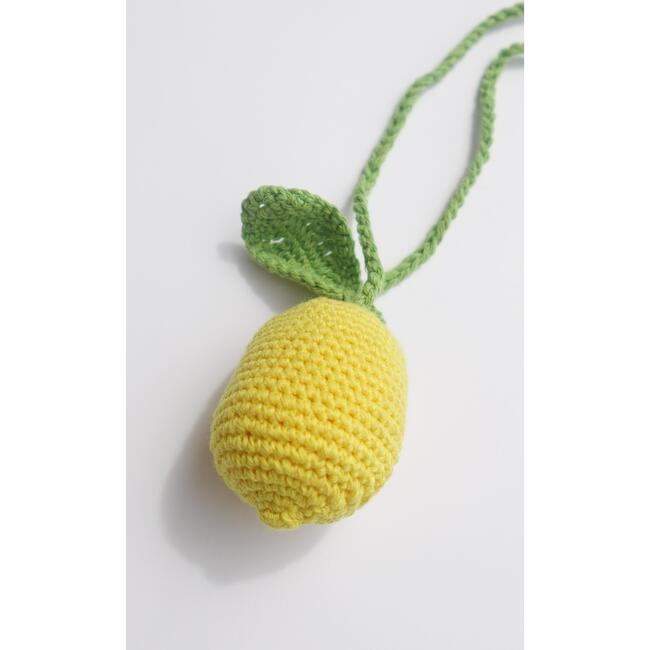 Crochet Lemon Charm, Yellow