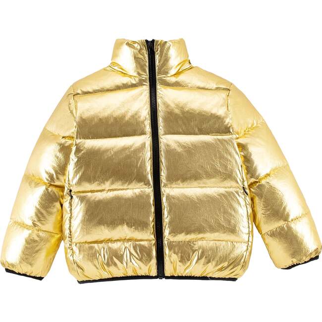 Finley Metallic Puffer Gold