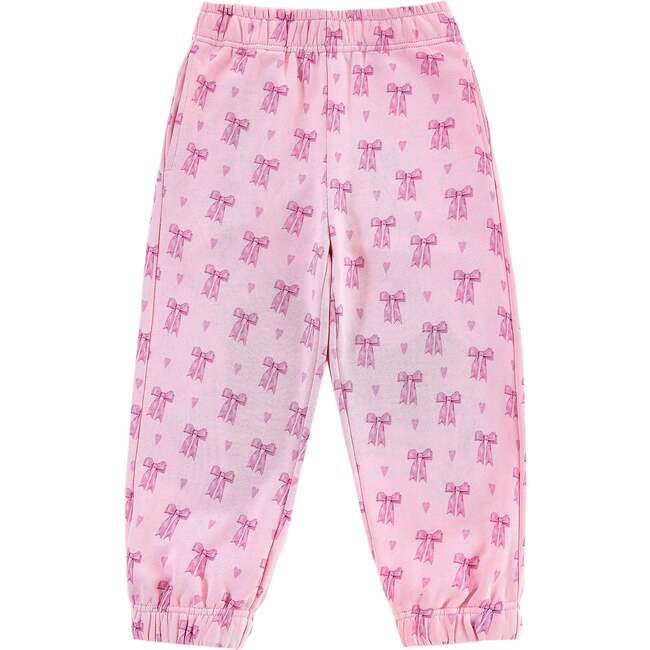 Mid Weight French Terry Jogger, Lovely Bow