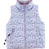 Casey Reversible Down Vest, Purple Wisteria - Vests - 1 - thumbnail