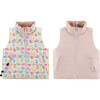 Casey Reversible Down Vest, Gummy Bear - Vests - 2