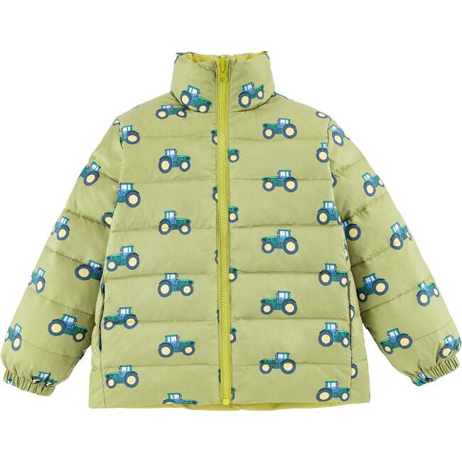 Blake Reversible Down Puffer, Green Machine