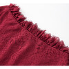 Madilynn Lace One Shoulder Top, Berry - Blouses - 3