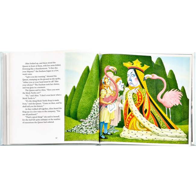 Alice's Adventures in Wonderland Leather Bound Classic Children's Book - Books - 6