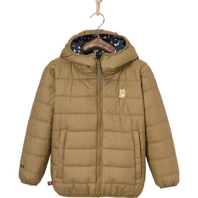 Underground Glow Reversible Primaloft Jacket, Gold And True Navy - Parkas - 4