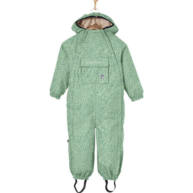Forest Zack Baby Winter Overall, Mint Ice - Bunting - 1