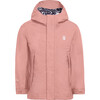 Chip Rain Jacket, Dark Rose - Raincoats - 1 - thumbnail