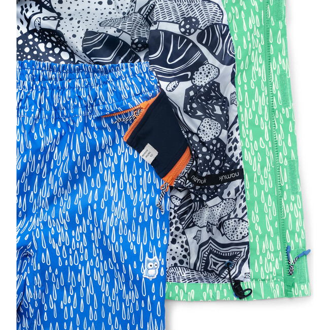 Chip Rain Jacket "Twine", Rana Green - Raincoats - 2