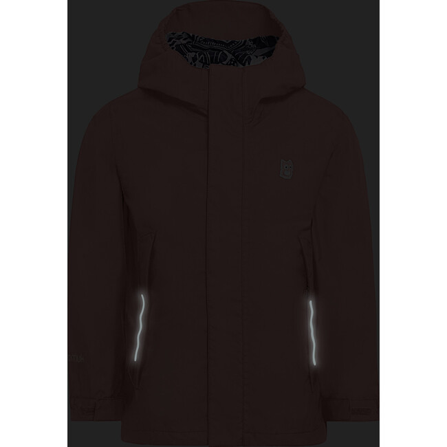 Chip Rain Jacket, Dark Rose - Raincoats - 5