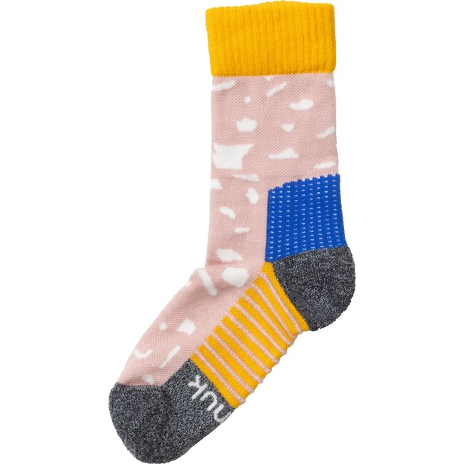 Peak Merino Hiking Socks, Sunset Rose And Sunflower Yellow - Socks - 3
