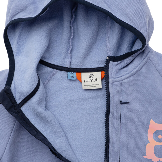 Spie Bike Zip-Up Hoodie, Purple Blue - Sweatshirts - 6