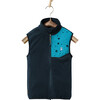 Galaxy Muka Bio-Fleece Vest, True Navy And Bluebalu - Vests - 1 - thumbnail