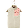 Galaxy Muka Bio-Fleece Vest, Teddy And Sunset Rose - Vests - 1 - thumbnail