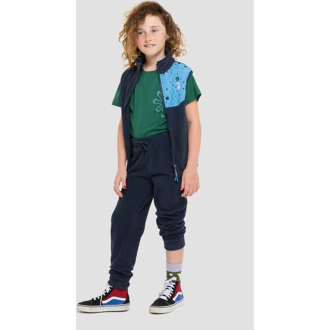Galaxy Muka Bio-Fleece Vest, True Navy And Bluebalu - Vests - 3