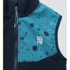 Galaxy Muka Bio-Fleece Vest, True Navy And Bluebalu - Vests - 4