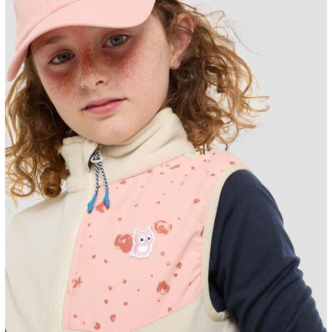 Galaxy Muka Bio-Fleece Vest, Teddy And Sunset Rose - Vests - 4