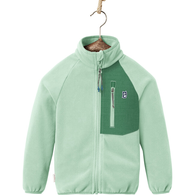 Avan Bio-Fleece Jacket, Mint Ice And Northern Lights - Fleece & Sherpa Jackets - 1