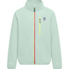 Oda Bio-Fleece Jacket, Mint Ice - Fleece & Sherpa Jackets - 1 - thumbnail