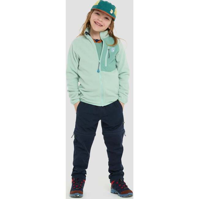 Avan Bio-Fleece Jacket, Mint Ice And Northern Lights - Fleece & Sherpa Jackets - 3