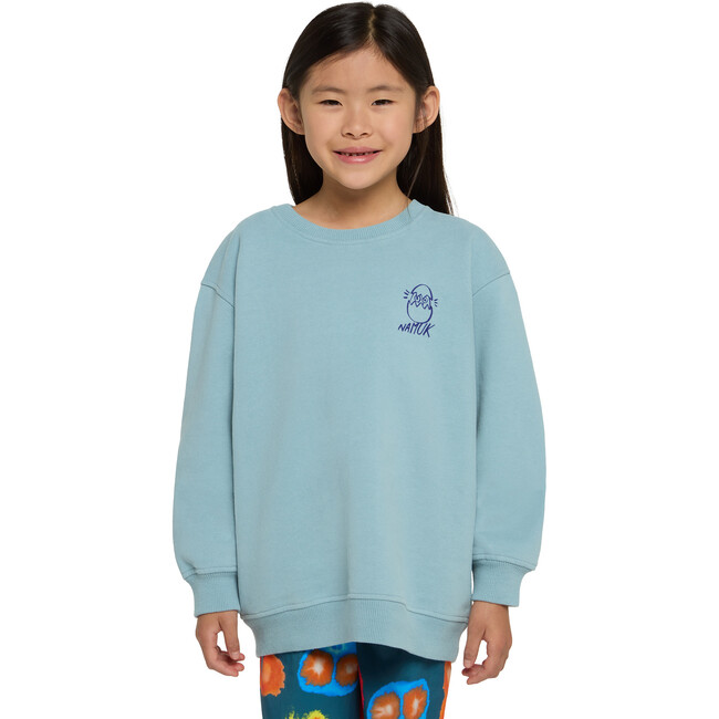 Macem Sweatshirt, Ice Blue - Sweatshirts - 3