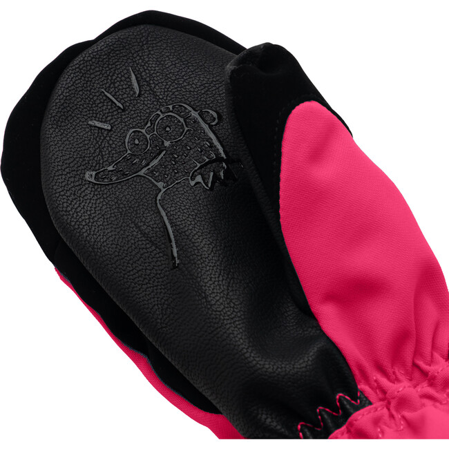 Statement PrimaLoft Silicon Print Wrist Leash Mittens, Pinky Pink - Gloves - 3