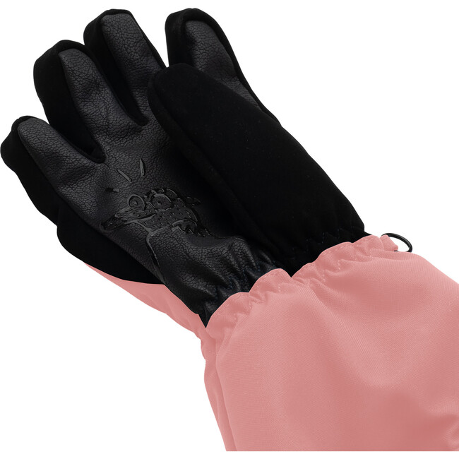 Stelling PrimaLoft Silicon Print Wrist Leash Snow Gloves, Dark Rose - Gloves - 3