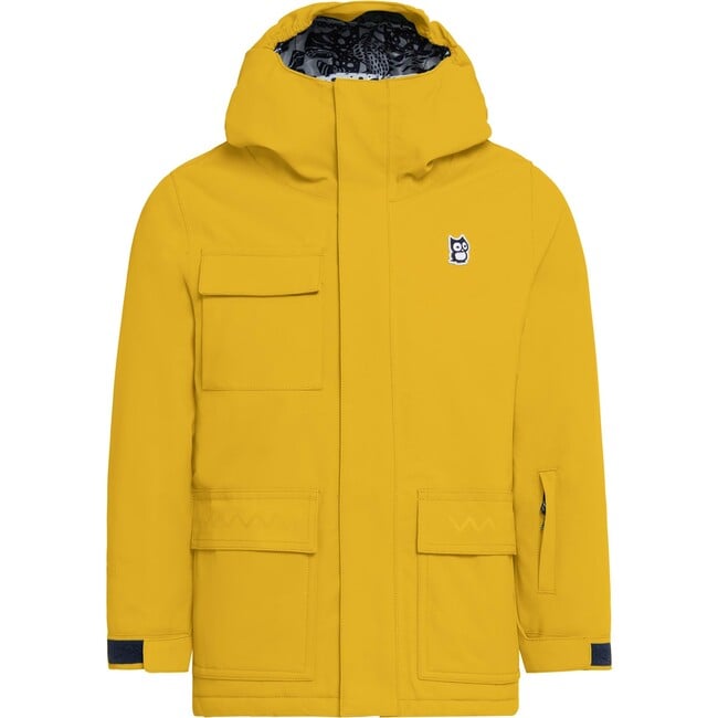 Mission PrimaLoft Waterproof Chin Guard Snow Jacket, Sunflower Yellow - Jackets - 1