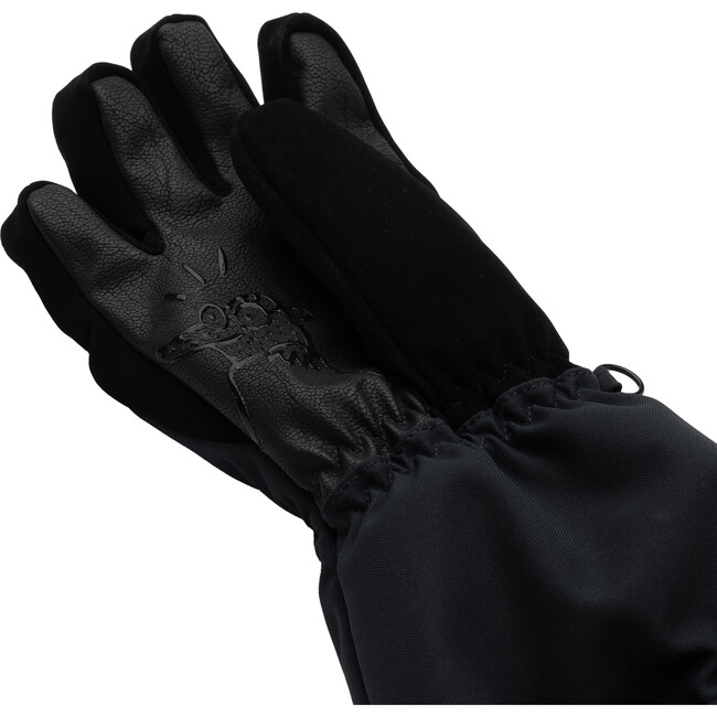 Stelling PrimaLoft Silicon Print Wrist Leash Snow Gloves, Black - Gloves - 4