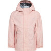 Twine All Weather Waterproof Chip Rain Jacket, Sunset Rose - Raincoats - 1 - thumbnail