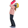 Turas All Season 3-Layer Waterproof Chin Guard Zipper Jacket, Dark Rose - Jackets - 8