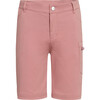 Scrab Adjustable Waistband Outdoor Pocket Shorts, Dark Rose - Shorts - 1 - thumbnail
