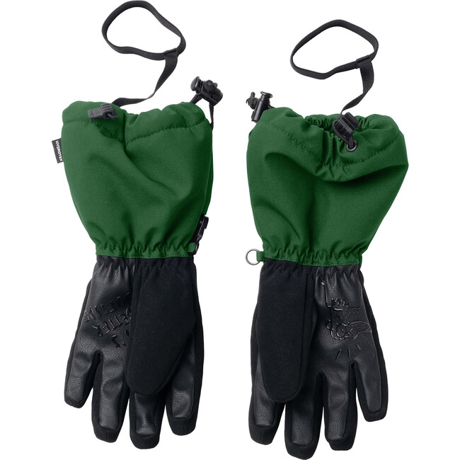 Stelling PrimaLoft Silicon Print Wrist Leash Snow Gloves, Mountain Green - Gloves - 2