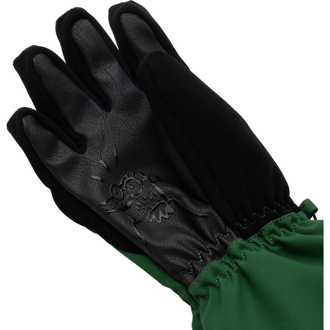Stelling PrimaLoft Silicon Print Wrist Leash Snow Gloves, Mountain Green - Gloves - 3