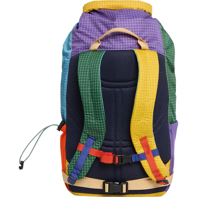 Eon Lightweight Mesh Shoulder Waterproof Backpack Upcycled 14L, Sunflower Yellow & Blue