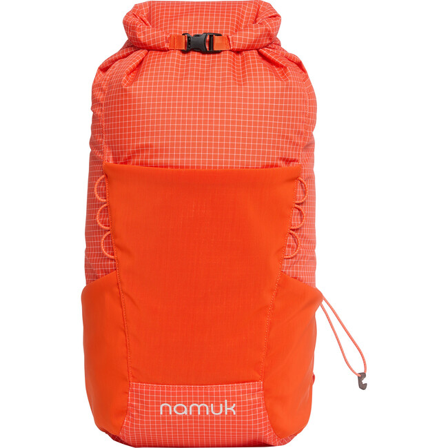 Leon Lightweight Mesh Pocket Waterproof Backpack 20L, Red Orange