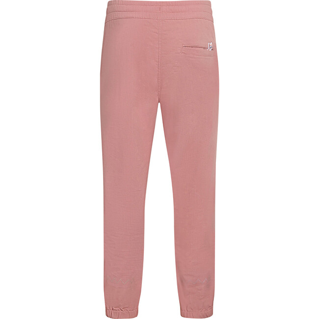 Dash Lightweight Elastic Waist Drawstring Ripstop Pants, Dark Rose - Pants - 2