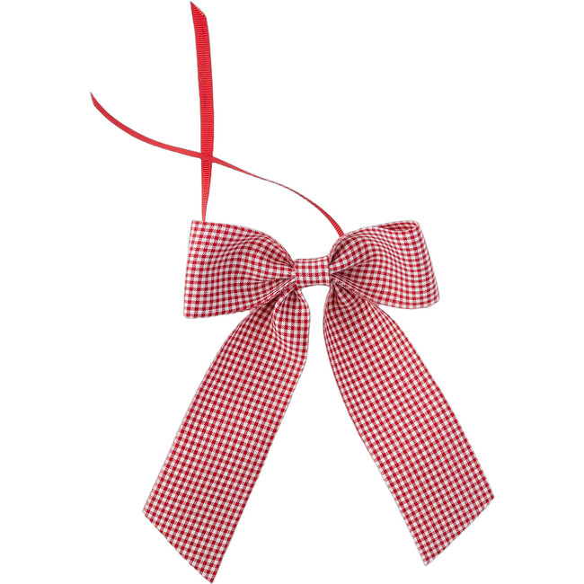 Gingham Napkin Bow, Red