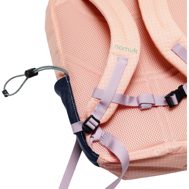 Eon Lightweight Mesh Shoulder Waterproof Backpack 14L, Sunset Rose - Backpacks - 8