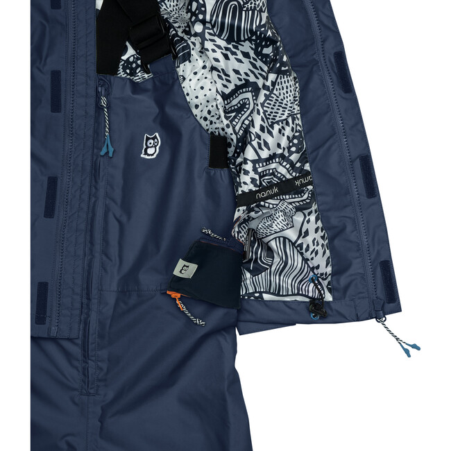 All Weather Waterproof Chip Rain Jacket, True Navy - Raincoats - 5
