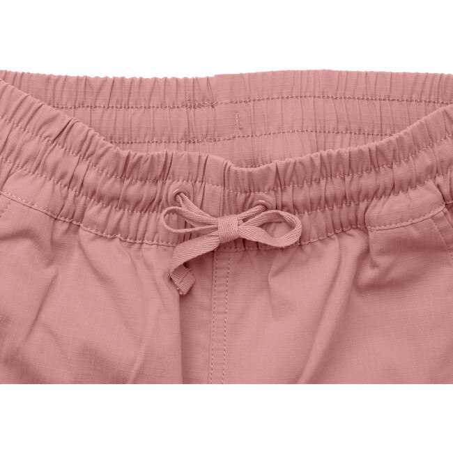 Dash Lightweight Elastic Waist Drawstring Ripstop Pants, Dark Rose - Pants - 5