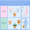 Bits & Bows x Maisonette Halloween Pumpkin Tote - Trick or Treat Baskets - 11