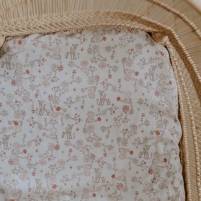 Into the Woodlands Crib Sheet, Ivory - Crib Sheets - 2