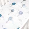 Touch The Sky Crib Sheet, Blue - Crib Sheets - 1 - thumbnail